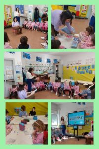 Attività svolta nella scuola dell'infanzia con CAA e blocchi logici.
