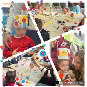 Festa di Carnevale con i genitori presso la scuola dell'infanzia.