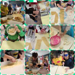 Festa di Carnevale con i genitori presso la scuola dell'infanzia.