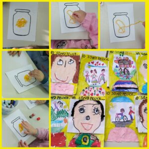Attività sulle emozioni dei bambini della scuola dell'infanzia.