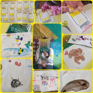 Attività sulle emozioni dei bambini della scuola dell'infanzia.