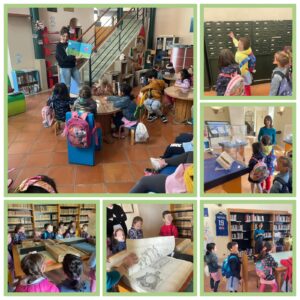 Visita dei bambini dell'infanzia alla Biblioteca provinciale