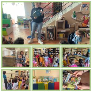 Visita dei bambini dell'infanzia alla Biblioteca provinciale