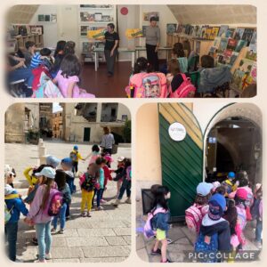 Uscita presso la biblioteca dei bambini della scuola dell'infanzia