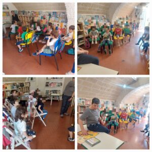 Uscita presso la biblioteca dei bambini della scuola dell'infanzia