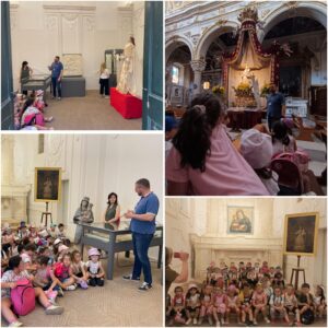 Visita al Museo Immersivo della Bruna dei bambini della Scuola dell'Infanzia di Sanniti