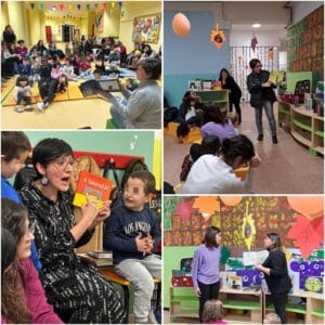 Pomeriggi di lettura presso la scuola dell'infanzia rivolti ai bambini della cittĂ .