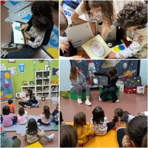 Pomeriggi di lettura presso la scuola dell'infanzia rivolti ai bambini della cittĂ .