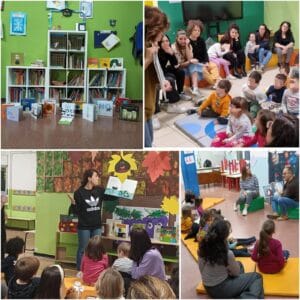 Pomeriggi di lettura presso la scuola dell'infanzia rivolti ai bambini della cittĂ .