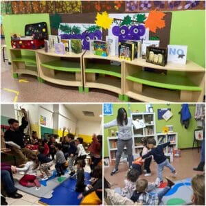 Pomeriggi di lettura presso la scuola dell'infanzia rivolti ai bambini della cittĂ .