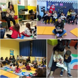 Pomeriggi di lettura presso la scuola dell'infanzia rivolti ai bambini della cittĂ .