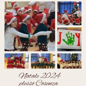 Attività di Natale dei bambini della scuola dell'infanzia.