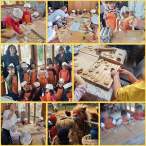 Laboratorio delle tradizioni culinarie natalizie con la scuola dell'infanzia.