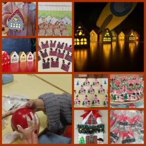 Attività di Natale con i bimbi della scuola dell'infanzia.