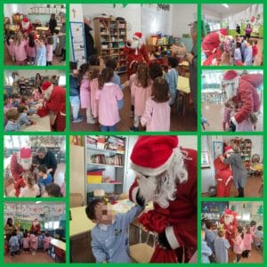 Attività di Natale con i bimbi della scuola dell'infanzia.