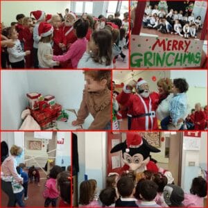 Attività di Natale dei bimbi della scuola dell'infanzia.