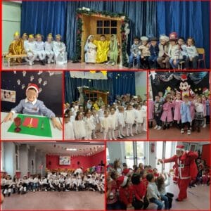 Attività di Natale dei bimbi della scuola dell'infanzia.
