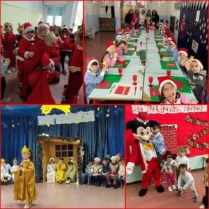 Attività di Natale dei bimbi della scuola dell'infanzia.