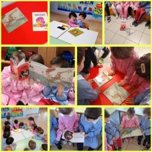 Letture dedicate alla giornata dell'abbraccio alla scuola dell'infanzia.