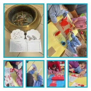 Attività sui giorni della merla alla scuola dell'infanzia.