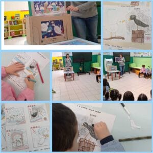 Attività sui giorni della merla alla scuola dell'infanzia.