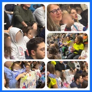 Incontro della Virtus al Palasassi con la partecipazione degli alunni e dei genitori dell'Istituto Comprensivo Fermi.
