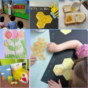 La Giornata Mondiale delle Api con letture a tema alla scuola dell'infanzia.