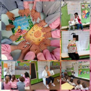 La Giornata Mondiale delle Api con letture a tema alla scuola dell'infanzia.