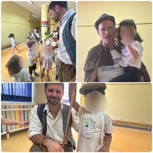 Incontro dei bambini del plesso Cosenza con la delegazione dell’associazione “Pastori devozione e tradizione” .