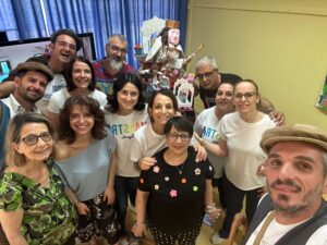 Incontro dei bambini del plesso Cosenza con la delegazione dell’associazione “Pastori devozione e tradizione” .
