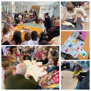 Festa dei nonni alla scuola dell'infanzia.