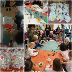 Festa dei nonni alla scuola dell'infanzia.