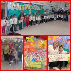 Festa dei nonni alla scuola dell'infanzia.