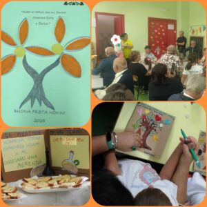 Festa dei nonni alla scuola dell'infanzia.