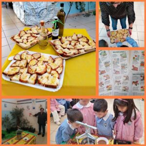 Attività laboratoriale sulle olive - scuola dell'infanzia Meucci.