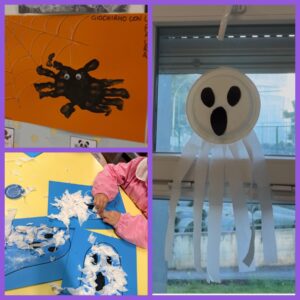 Attività di Halloween della scuola dell'infanzia Guerricchio.