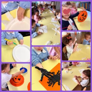 Attività di Halloween della scuola dell'infanzia Guerricchio.