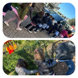 Attività per la "Giornata della gentilezza" dei bambini della scuola dell'infanzia di via Cosenza.