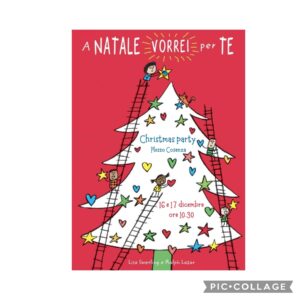 Auguri di Natale dei bambini e degli insegnanti della scuola dell'infanzia plesso Cosenza.