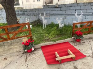 Presepe vivente presso la scuola dell'infanzia Meucci.