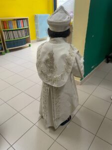 Presepe vivente presso la scuola dell'infanzia Meucci.