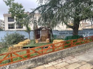 Presepe vivente presso la scuola dell'infanzia Meucci.