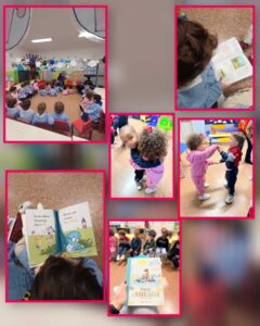 Letture nel mese di gennaio alla scuola dell'infanzia.