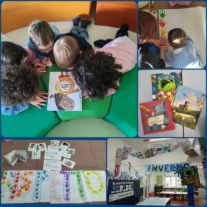 Letture nel mese di gennaio alla scuola dell'infanzia.