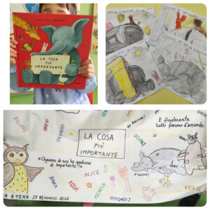 Letture nel mese di gennaio alla scuola dell'infanzia.