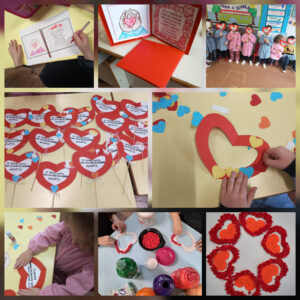 San Valentino dei bambini dell'infanzia Guerricchio.