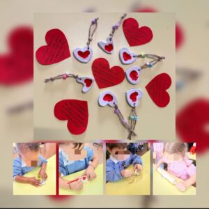 San Valentino dei bambini dell'infanzia Guerricchio.