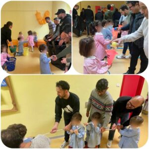 Attività per la festa del papà nei plessi della scuola dell'infanzia.