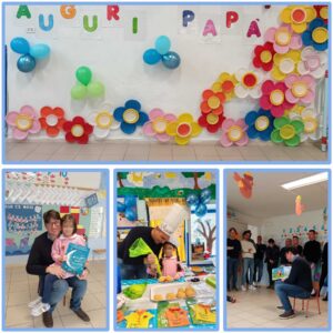 Attività per la festa del papà nei plessi della scuola dell'infanzia.