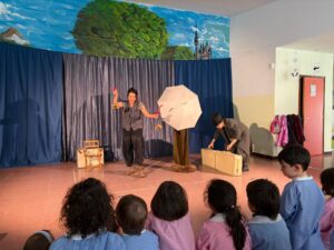 Rappresentazione teatrale per i bambini della scuola dell'Infanzia Sanniti.